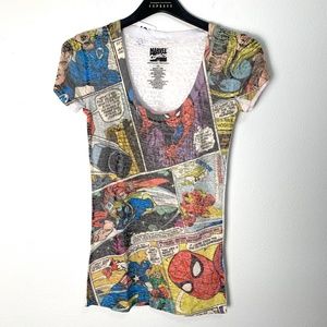 NWT Women’s MARVEL Comics T-Shirt Size M
